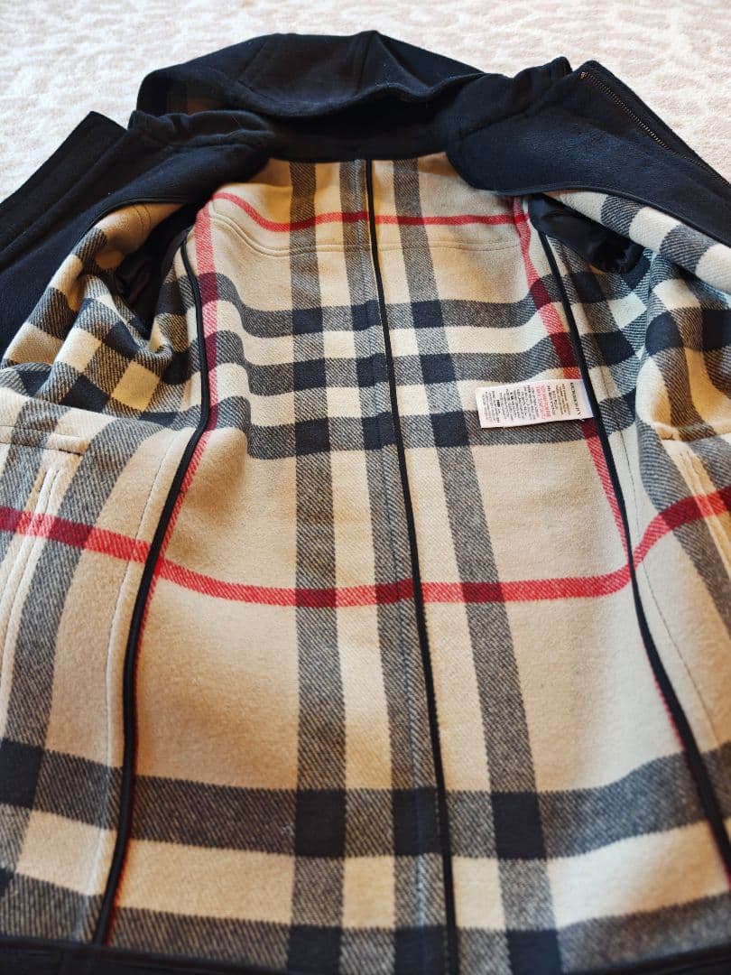 BURBERRY バーバリーダッフルコート　ノバチェック キッズ 140 10Y