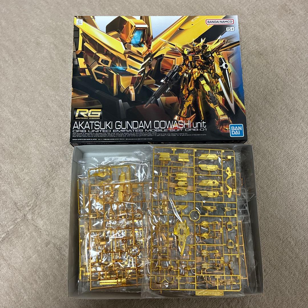 RG アカツキガンダムオオワシュユニット 1/144