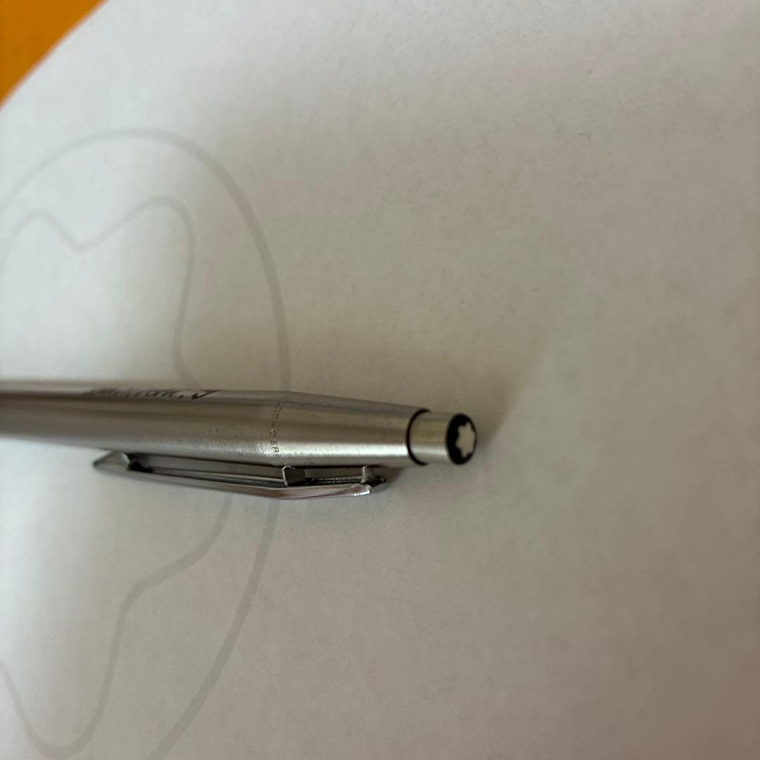 montblanc モンブランシルバー ボールペン スリムデザイン