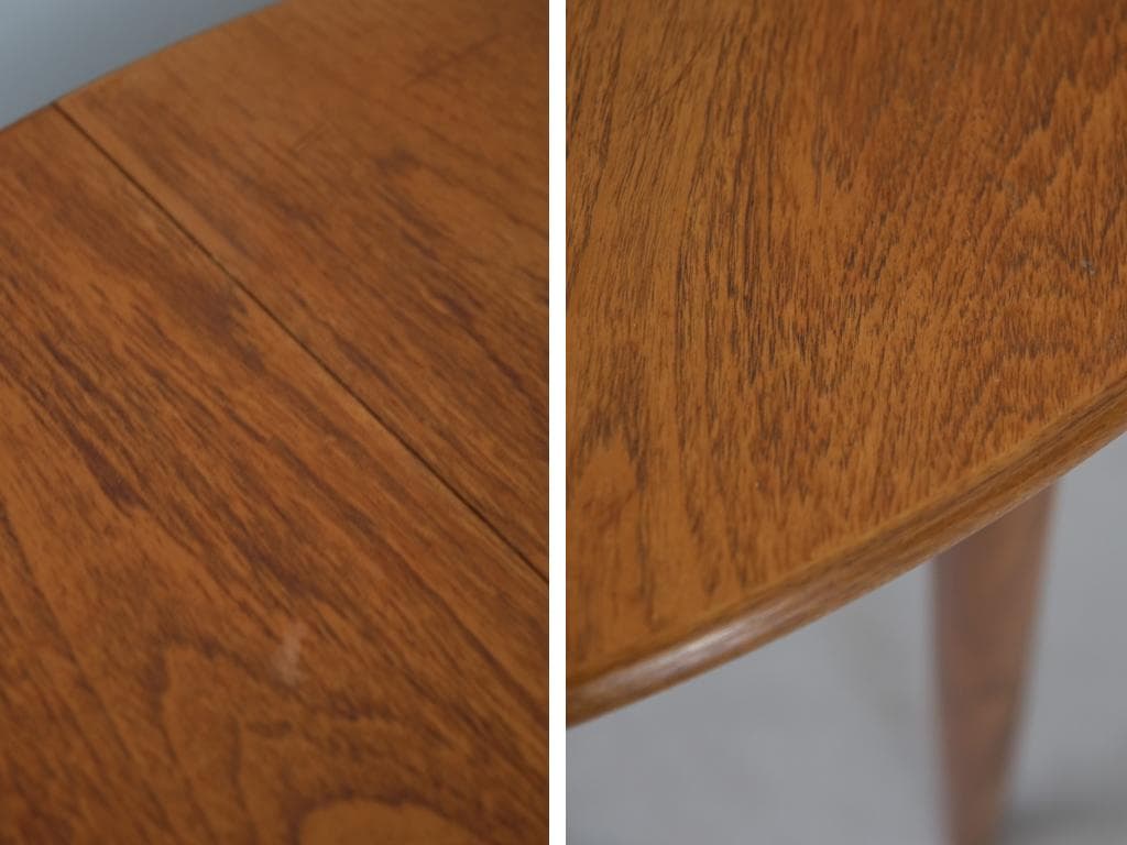 英国アンティークMeredewメレビュー製ラウンドダイニングテーブル89-145