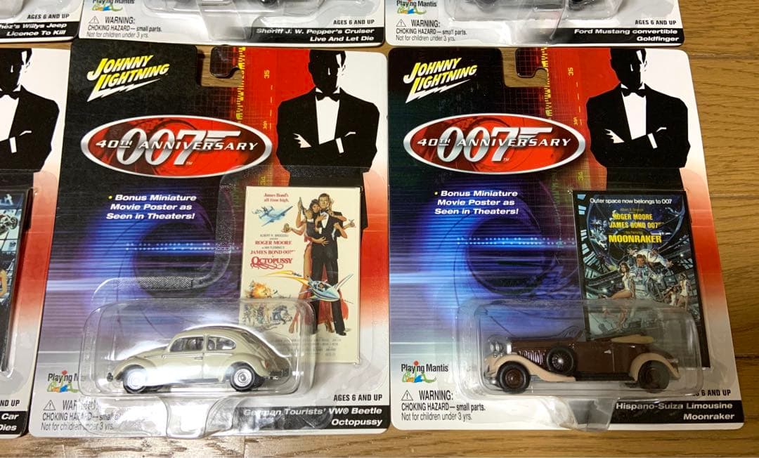 ジョニーライトニング　007 ジェームスボンド 40周年記念　ミニカー　全12種