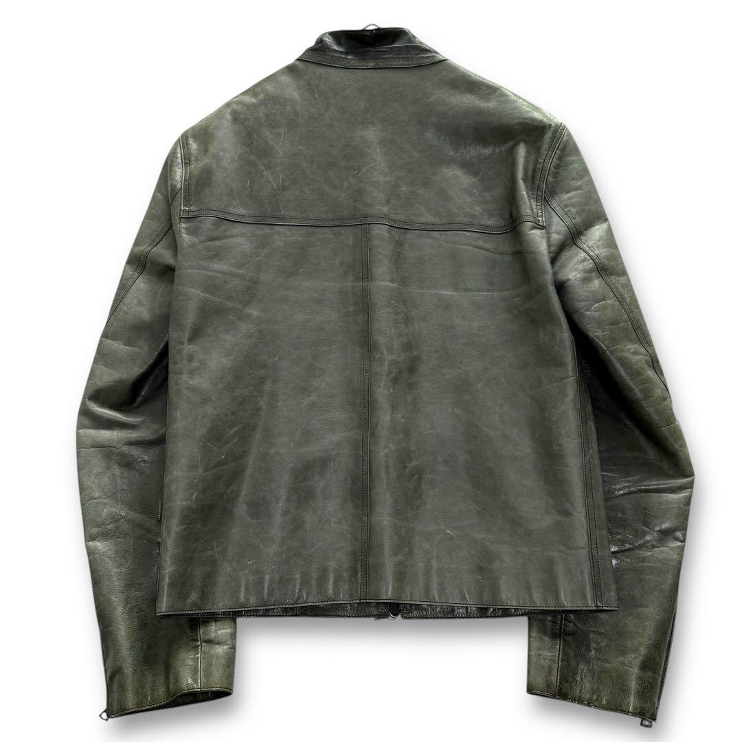 幻の逸品★m0851 カウハイド シングルライダース レザージャケット カナダ製