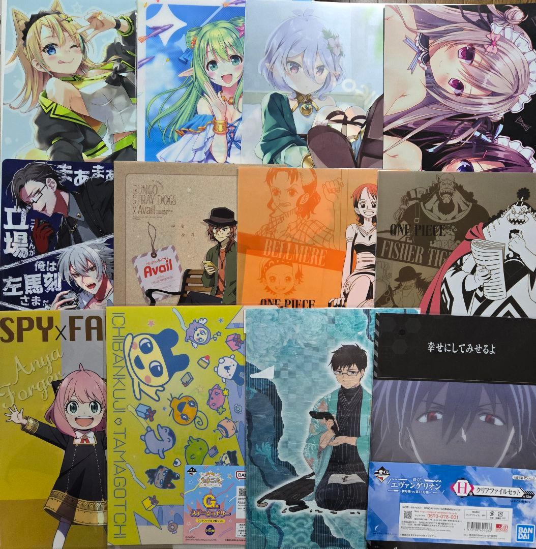 アニメグッズ キャラクターグッズ クリアファイル まとめ売り 200枚以上　②
