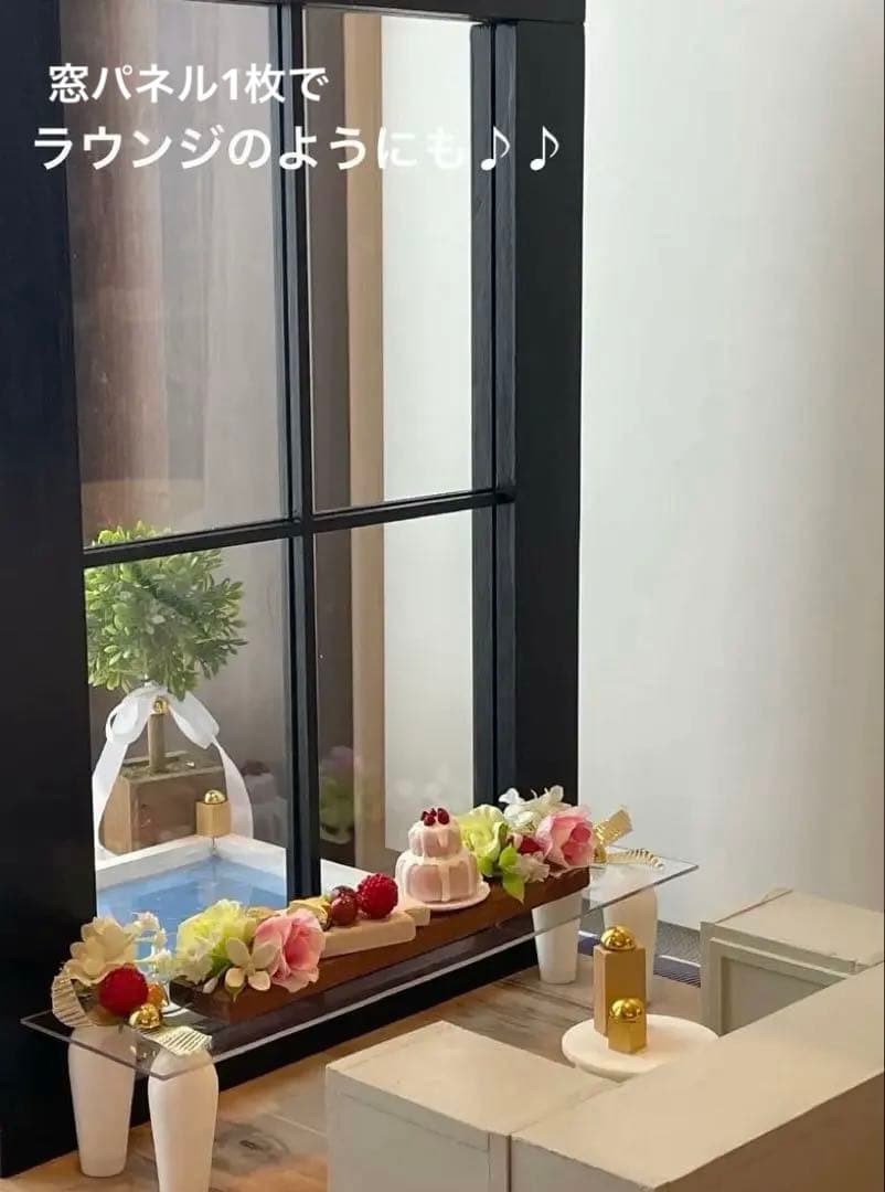 ドールハウス撮影背景ボード プールハウス＆パティオ☆ケーキカフェ追加しました♪