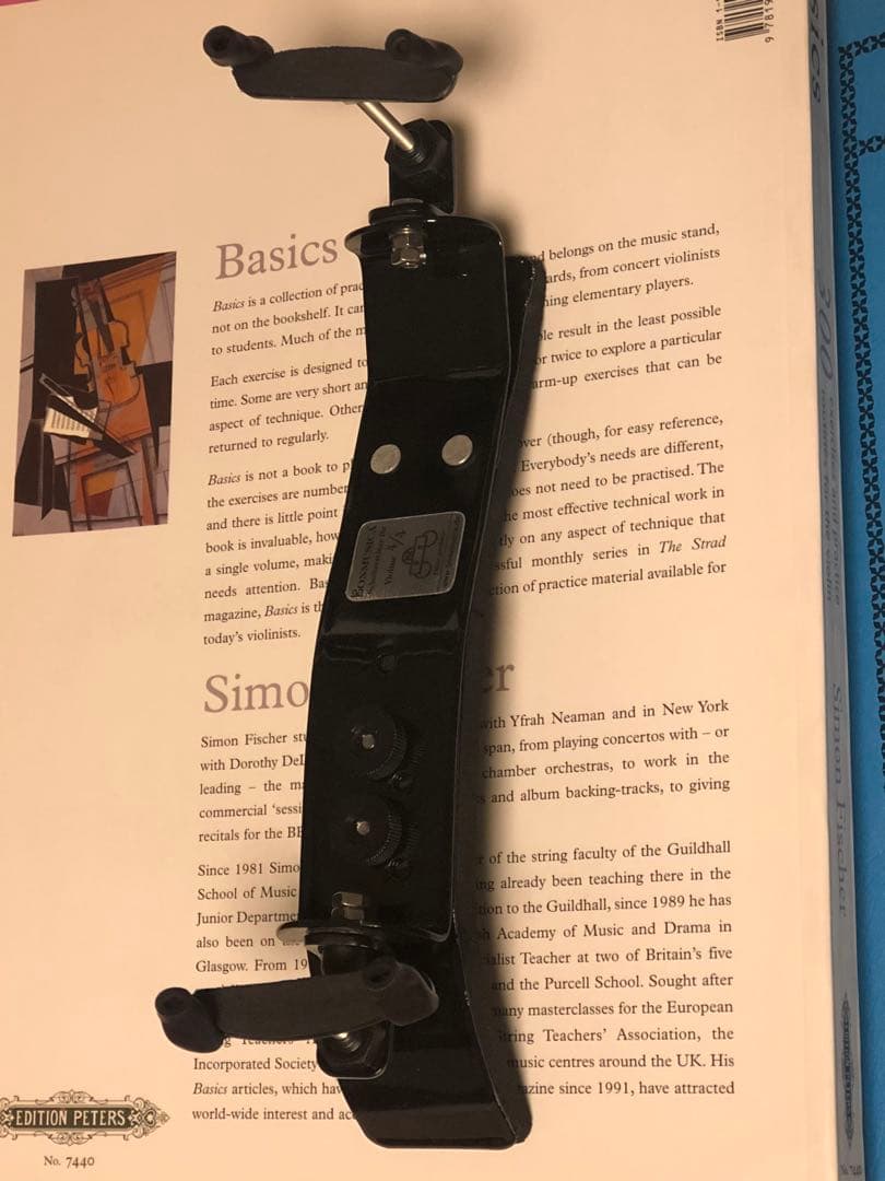 ウメ☆　BONMUSICA ボンムジカ バイオリン肩当て4/4