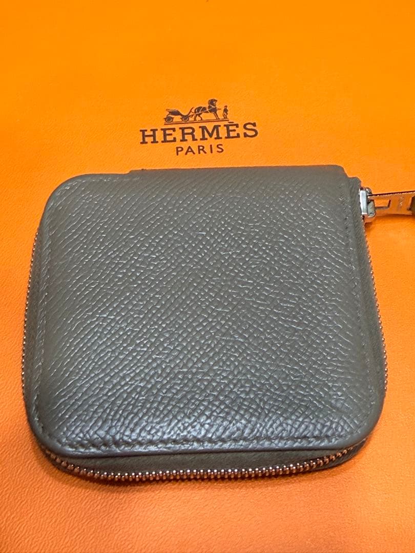 エルメス アザップコンパクト レザー 財布 正規品 ケース