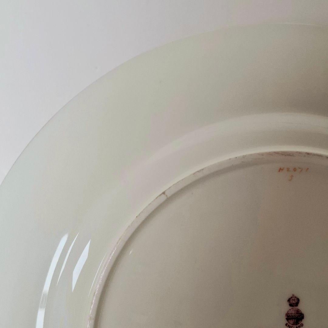 1900年 ミントン minton エナメル ターコイズ キャビネット プレート