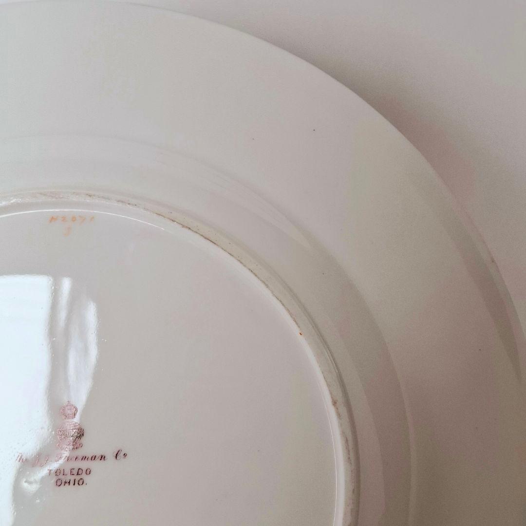 1900年 ミントン minton エナメル ターコイズ キャビネット プレート