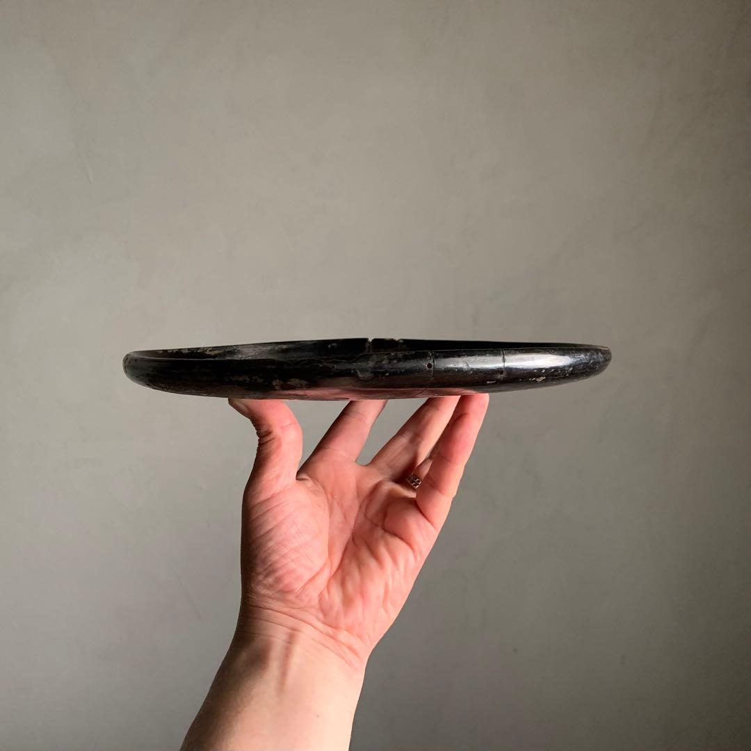 朽木塗 盆 枯れ盆 朽木盆 古道具 古美術 アンティーク 枯れ盆 やつれ盆