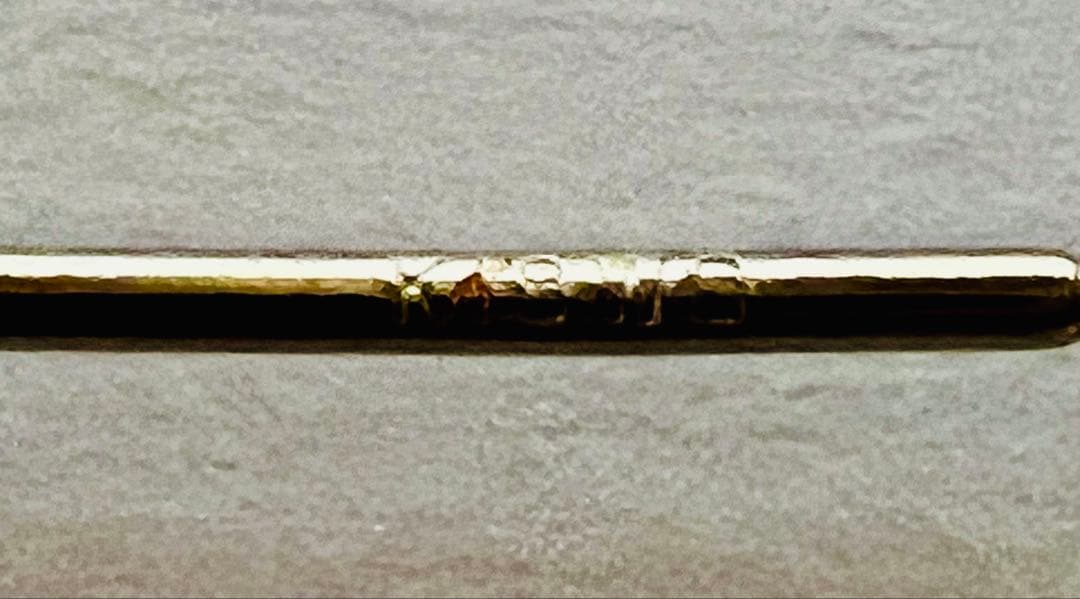 K18ホワイトゴールドフープピアス 新品未使用