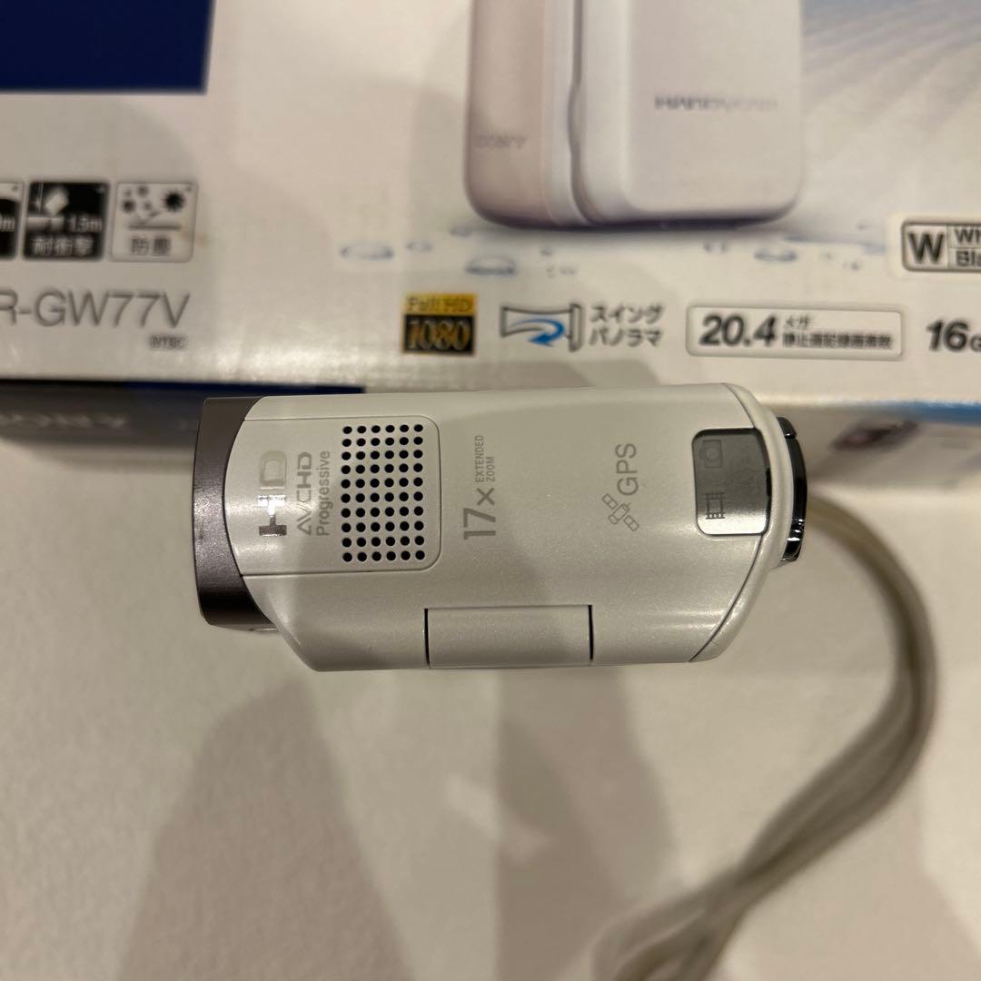 極美品✨SONY ハンディカム 防水カメラ HDR-GW77V 付属品完備　SD