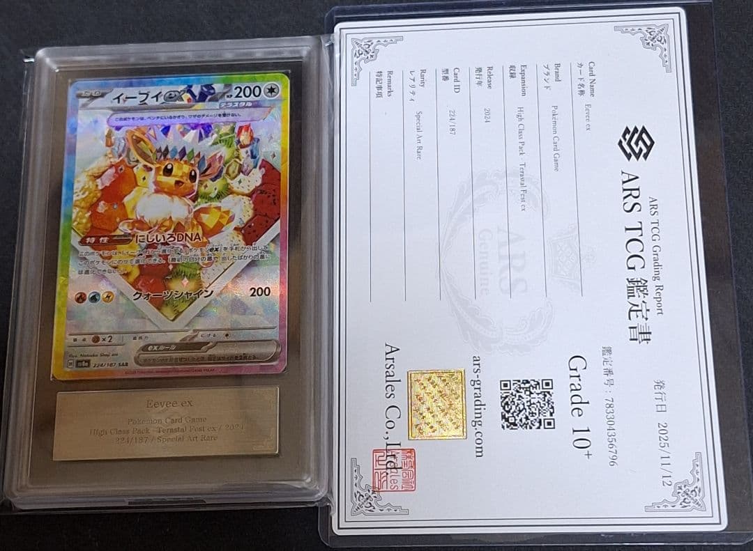 ARS10＋ イーブイex SAR テラスタルフェスex PSA10 相当以上