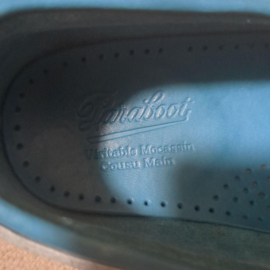 Paraboot デッキシューズ 青