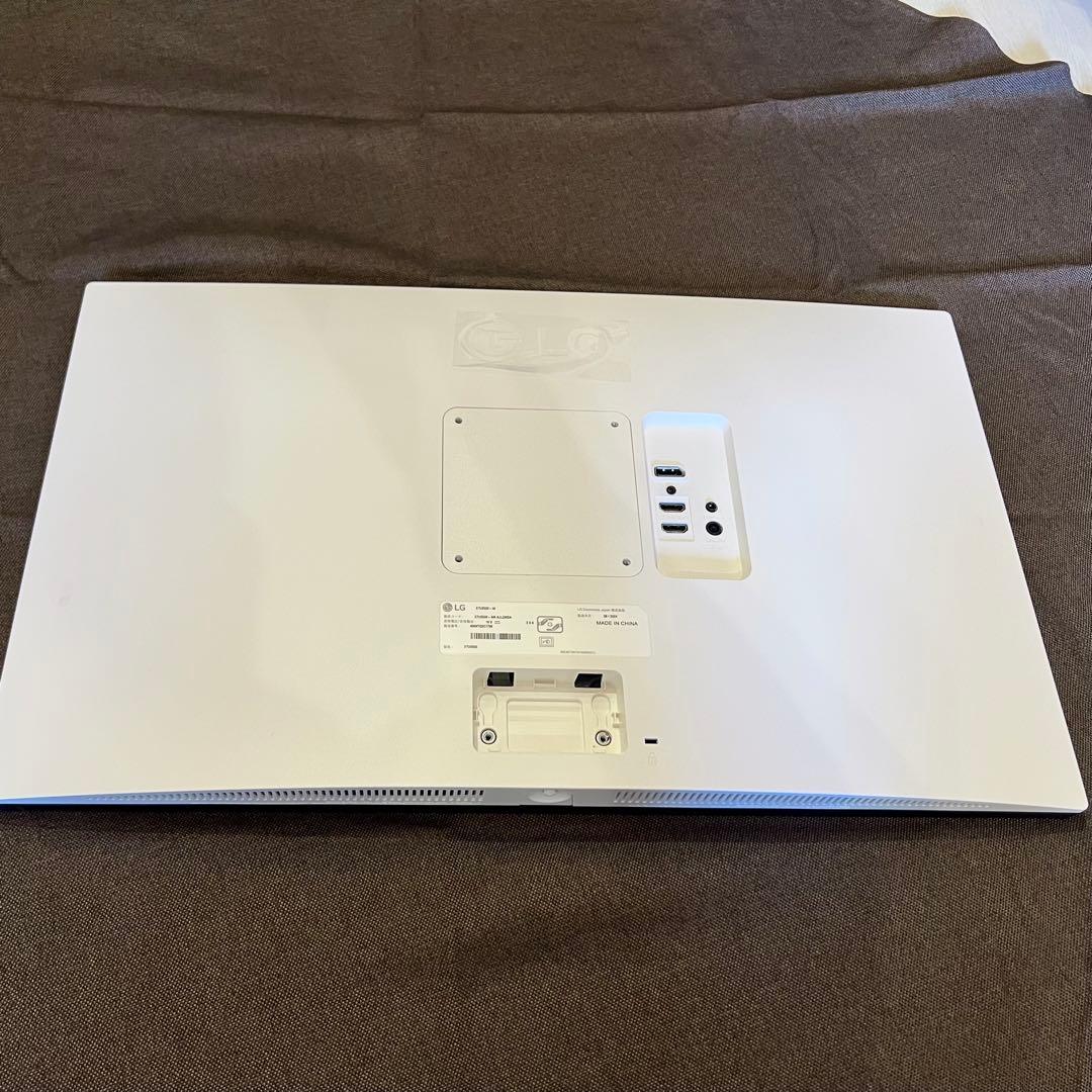 LG 27インチ UHD 4K IPSモニター 27US500-W