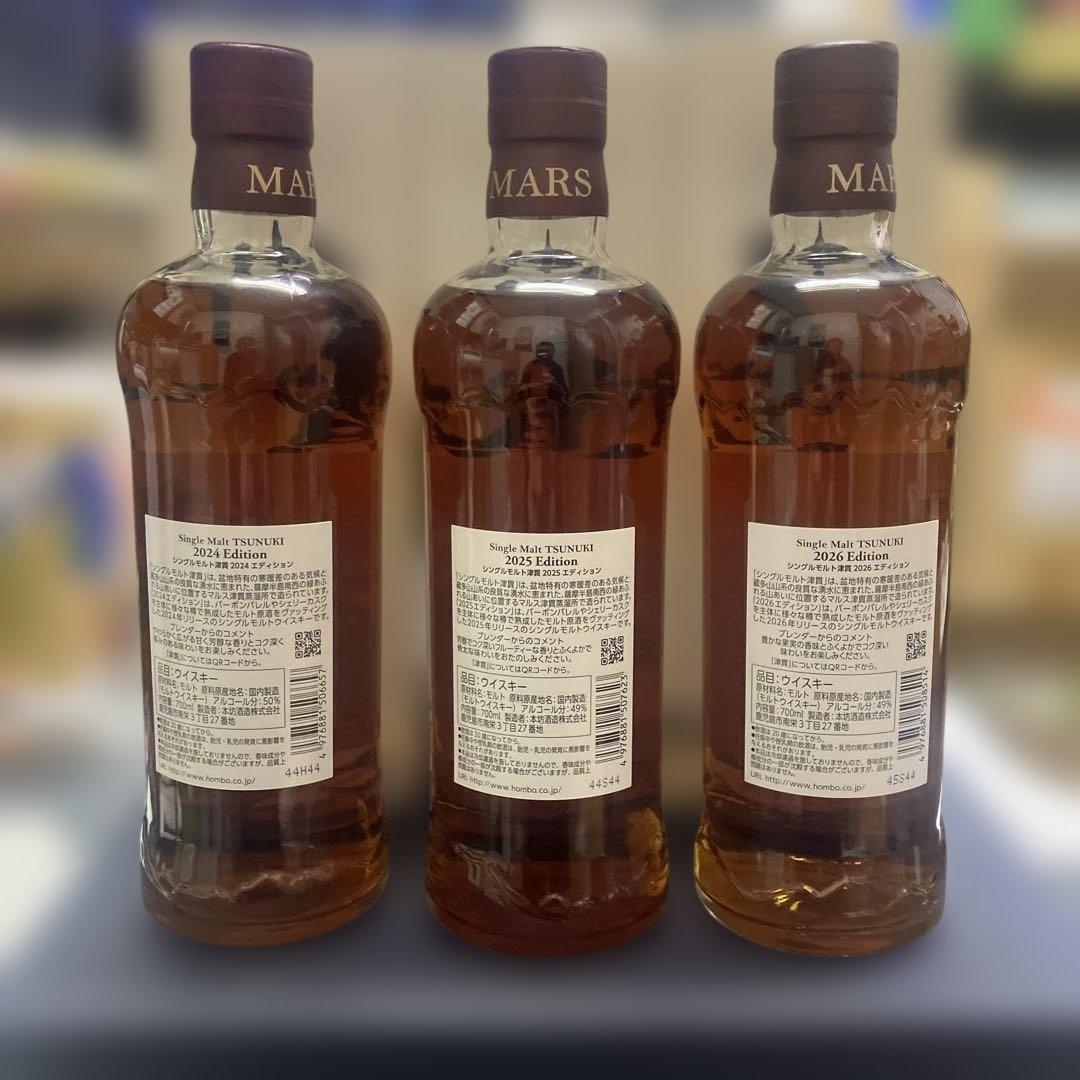 津貫シングルモルトウイスキー 2024-2026年エディションセット