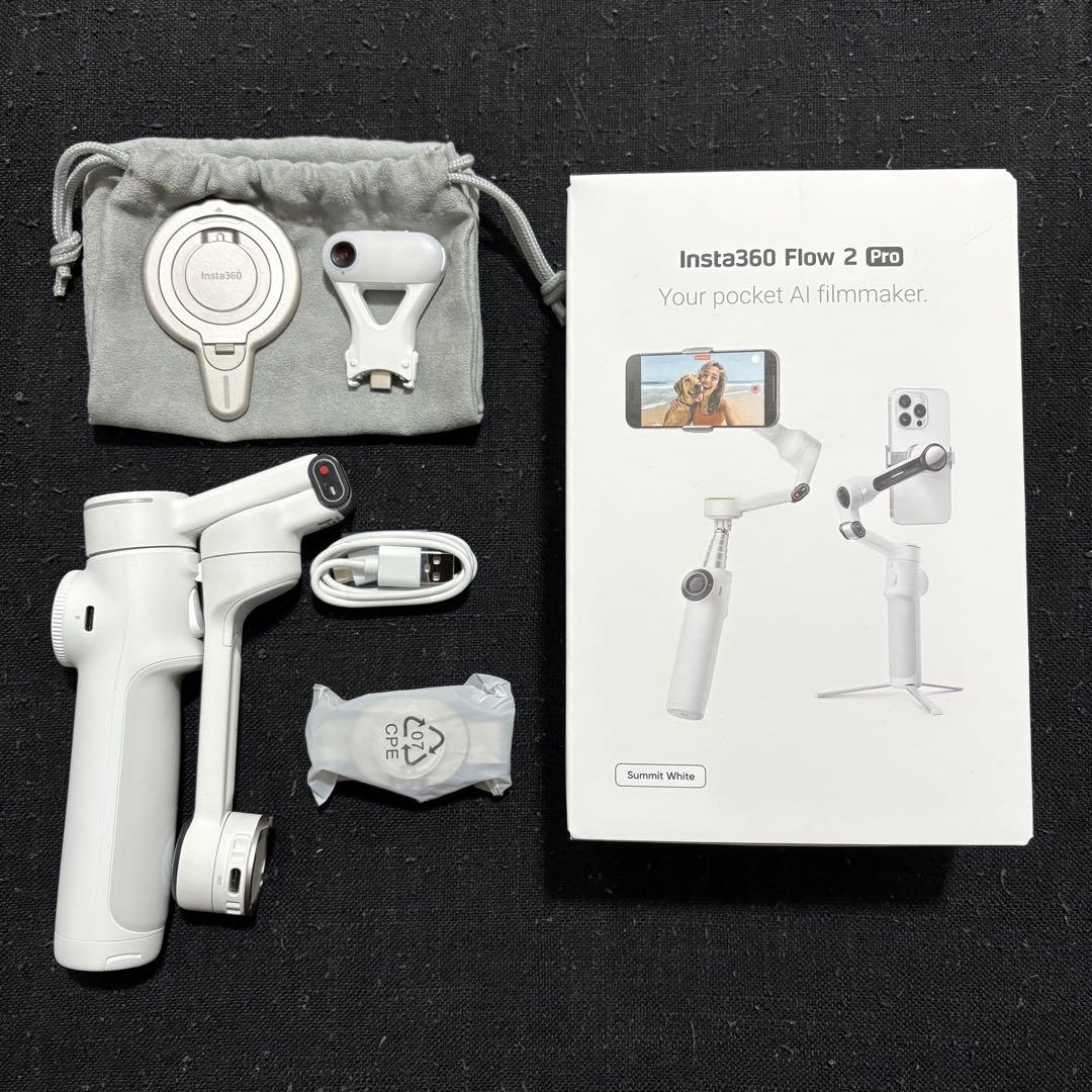 Insta360 Flow2 Pro Aiトラッカー+磁気スマートフォンマウント