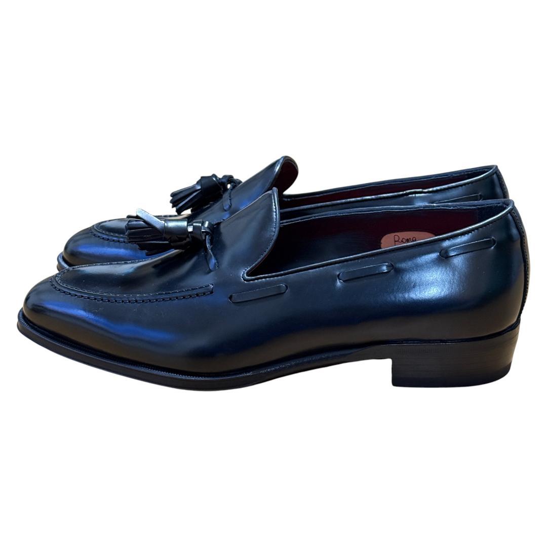 美品 1PIU1UGUALE3 Roma レザー タッセル ローファー