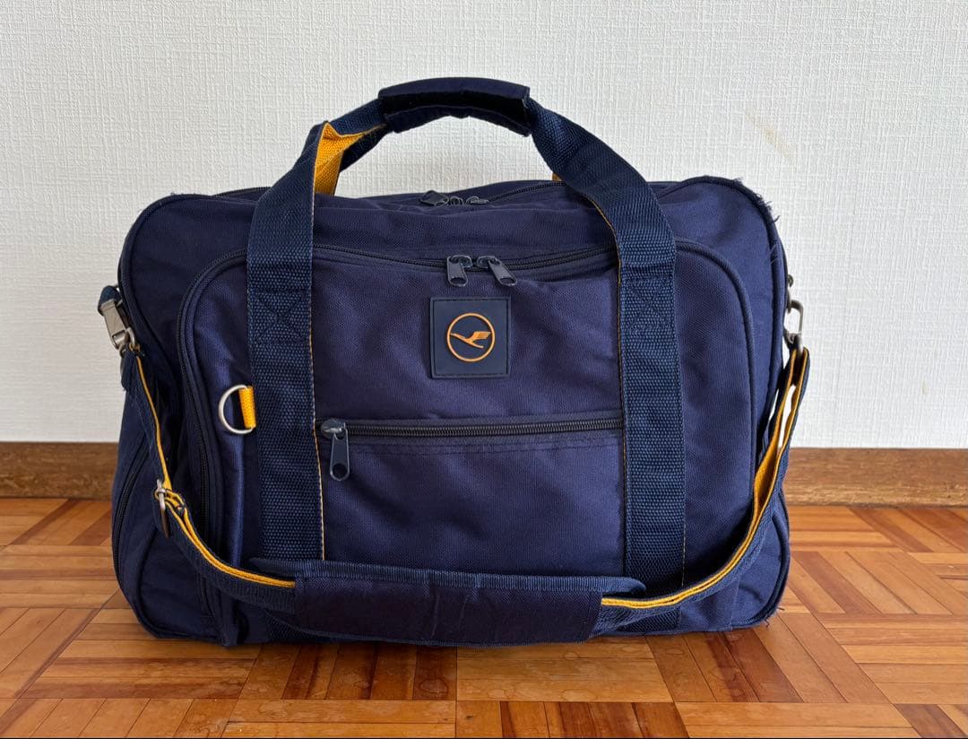 エアラインバックLUFTHANSA ドイツ航空会社ルフトハンザ ボストンバック