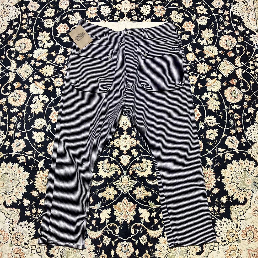 Natal design サルエルパンツ　デニム　ヒッコリー　タグ付き