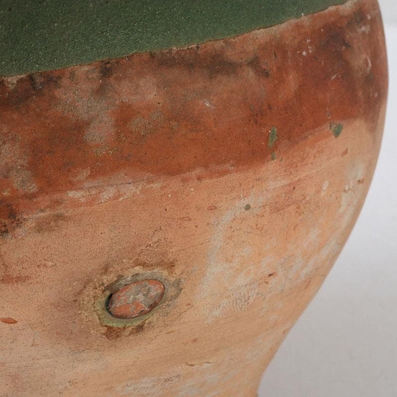 中国　漢緑釉　双耳壷　Z　9746