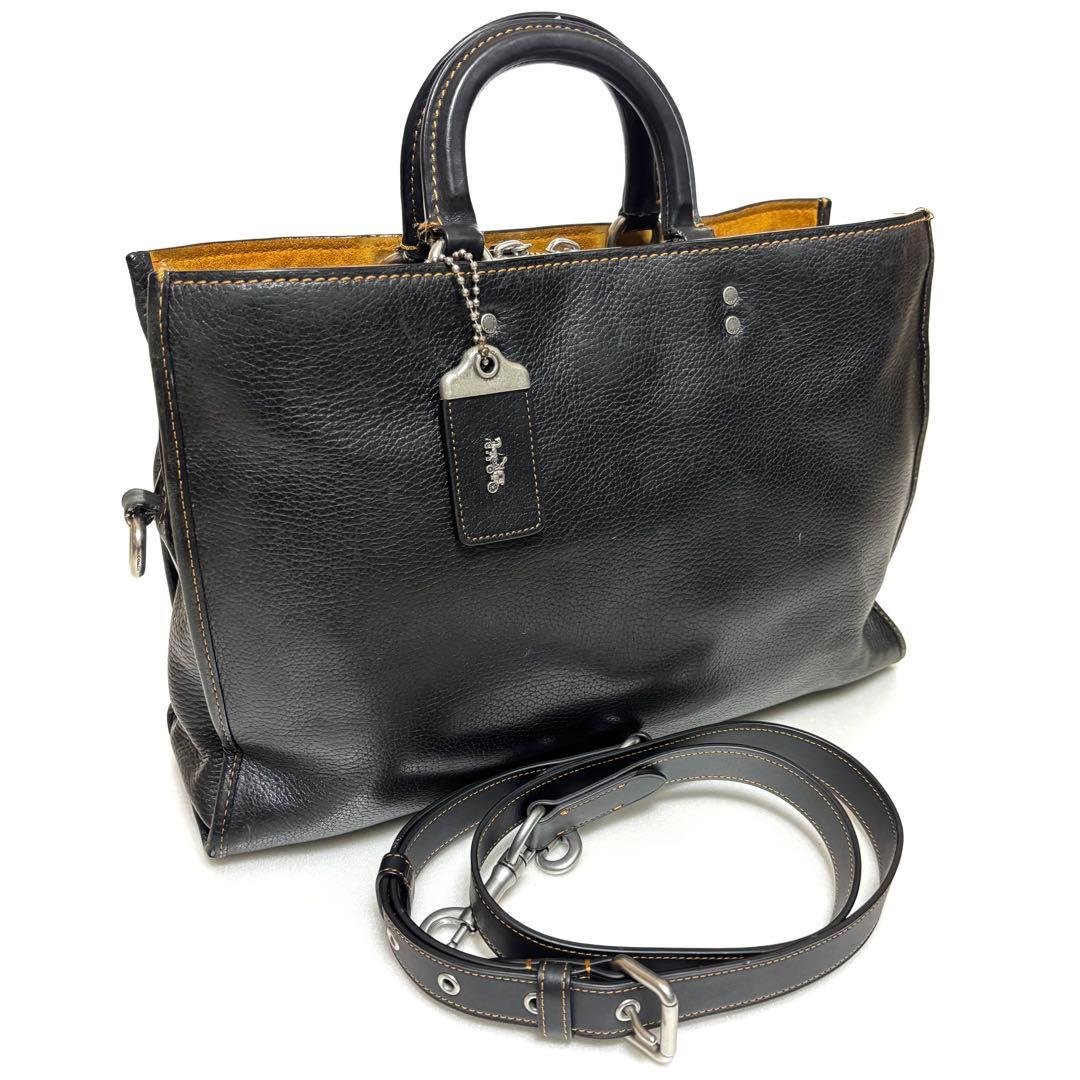 COACHコーチ11104 ローグ 2WAY ビジネスバッグ ショルダー レザー