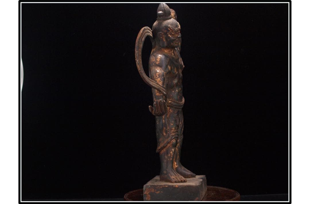 骨董市掘り出し品　貴重品　唐時代銅製仏像　唐物骨董品 DE833C1-3