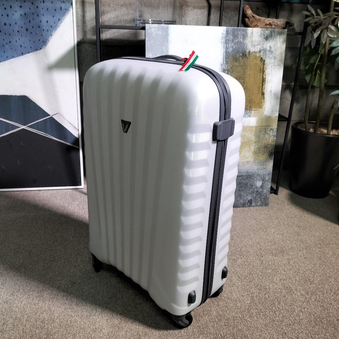 未使用品 ロンカートキャリーケース ホワイト 63L 展示品(2511A②)