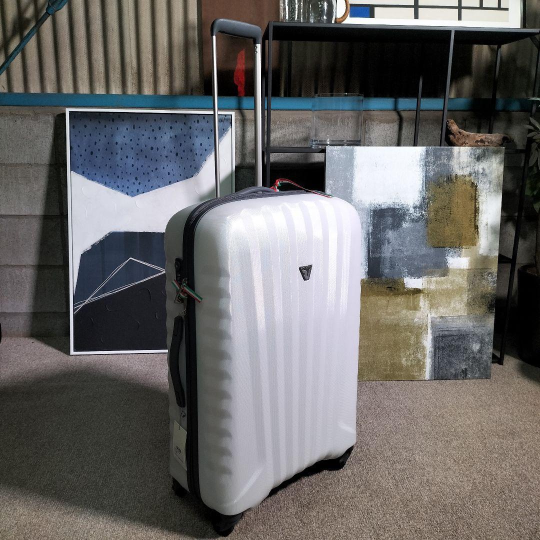 未使用品 ロンカートキャリーケース ホワイト 63L 展示品(2511A②)