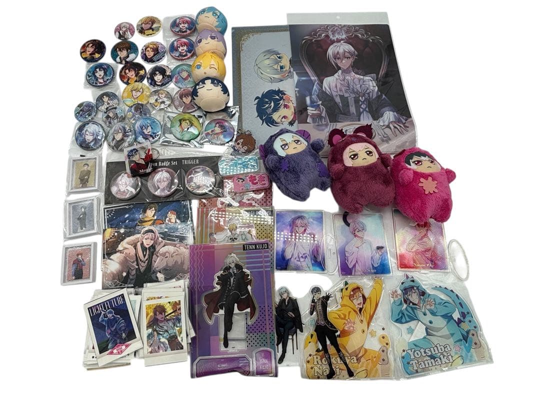 アイドリッシュセブン グッズ バッジ ぬいぐるみ・アクスタ カード まとめ 大量