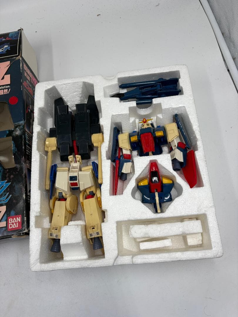 バンダイ デラックス ガンダムZZ MSZ-010 当時物 合体変形 フィギュア