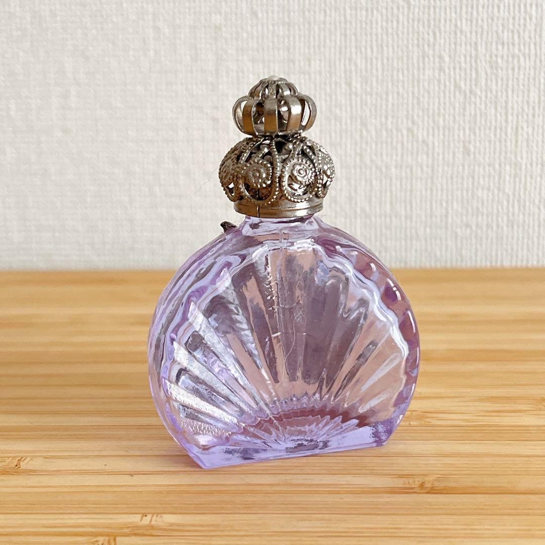 チェコガラス ボヘミアガラス 香水瓶 ボトル アレキサンドライトガラス