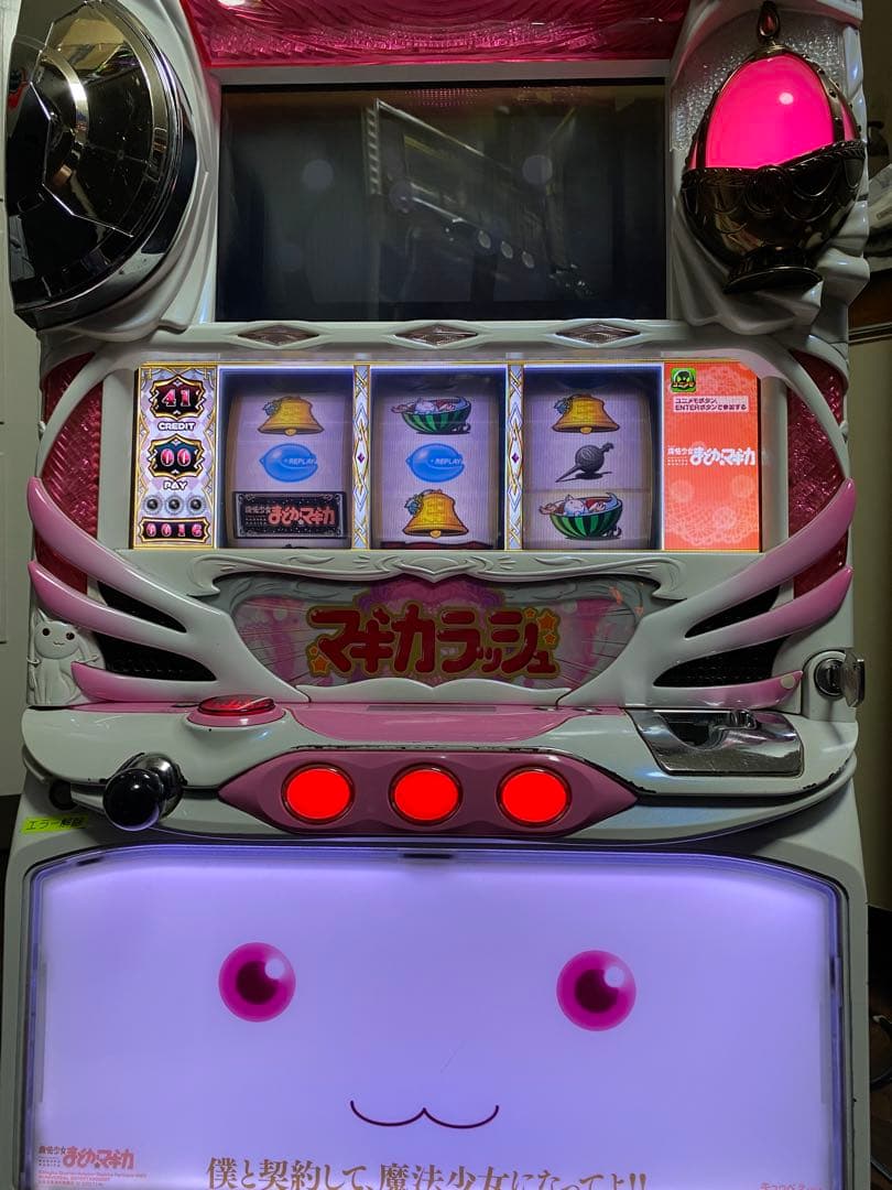 【パチスロ】魔法少女まどか☆マギカ キュゥべえパネル【実機】