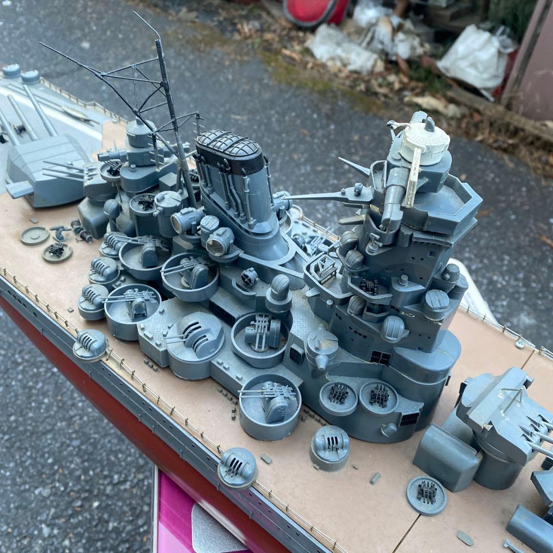 【超特大130cm】重量感4.4kg！戦艦大和プラモデル 完成品・存在感抜群！