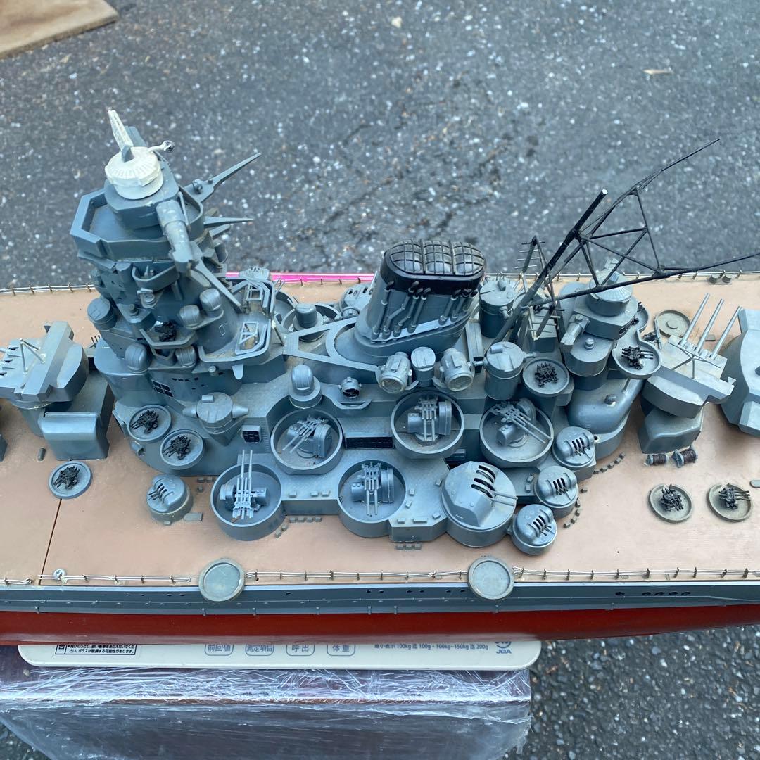 【超特大130cm】重量感4.4kg！戦艦大和プラモデル 完成品・存在感抜群！