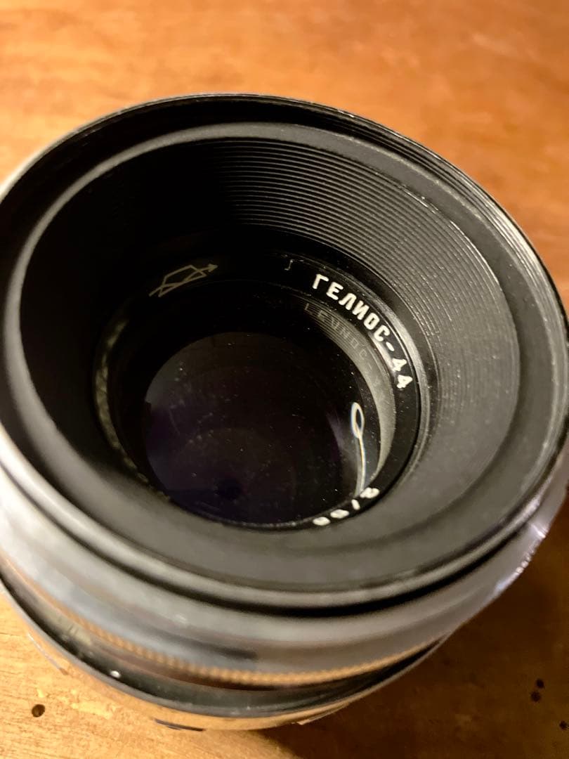 激レア　ヘリオス　58mm f/2 最初期玉　13枚　美品　シルバー　ぐるぐる