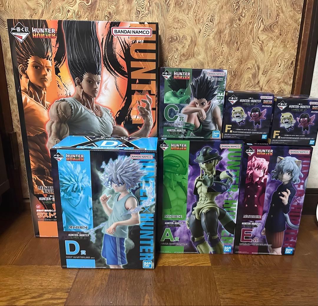 ハンターハンター　1番くじ　まとめ売り　ラストワン　メルエム　ピトー　F賞