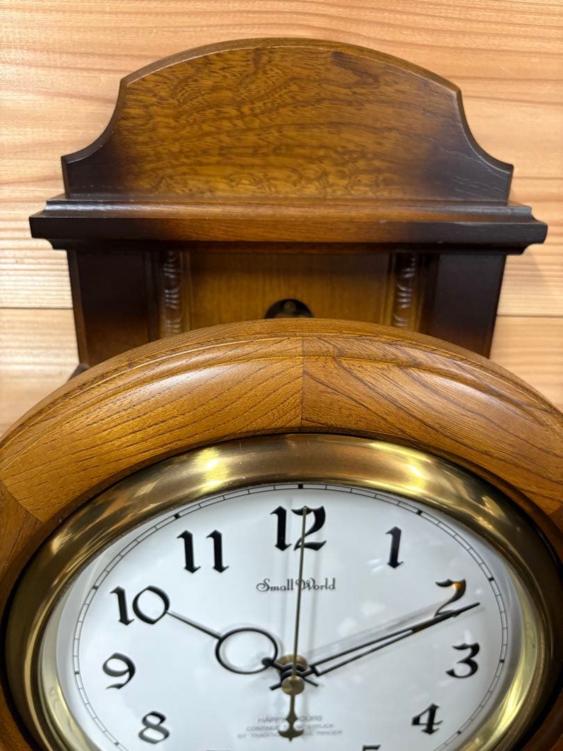 リズム時計 スモールワールド 掛け時計