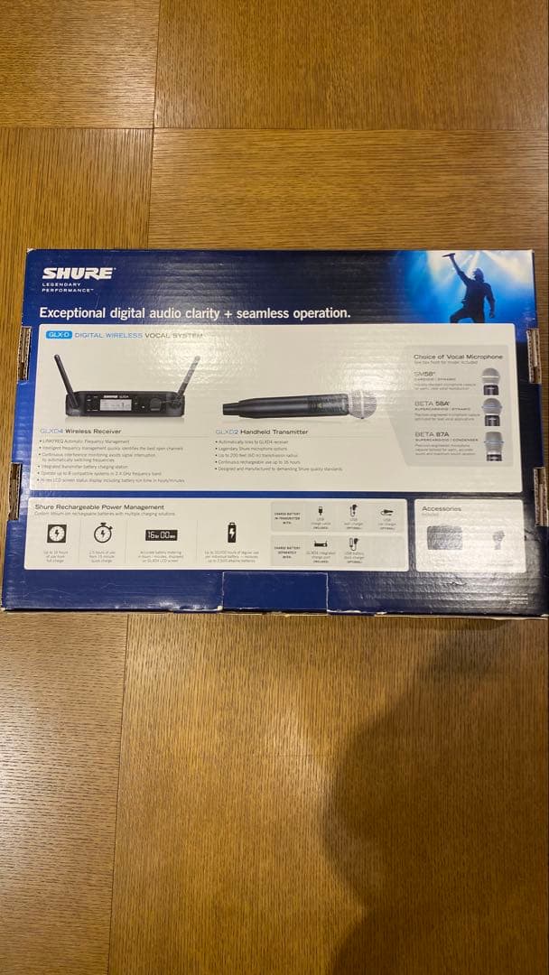 SHURE GLXD4 デジタルワイヤレスマイク