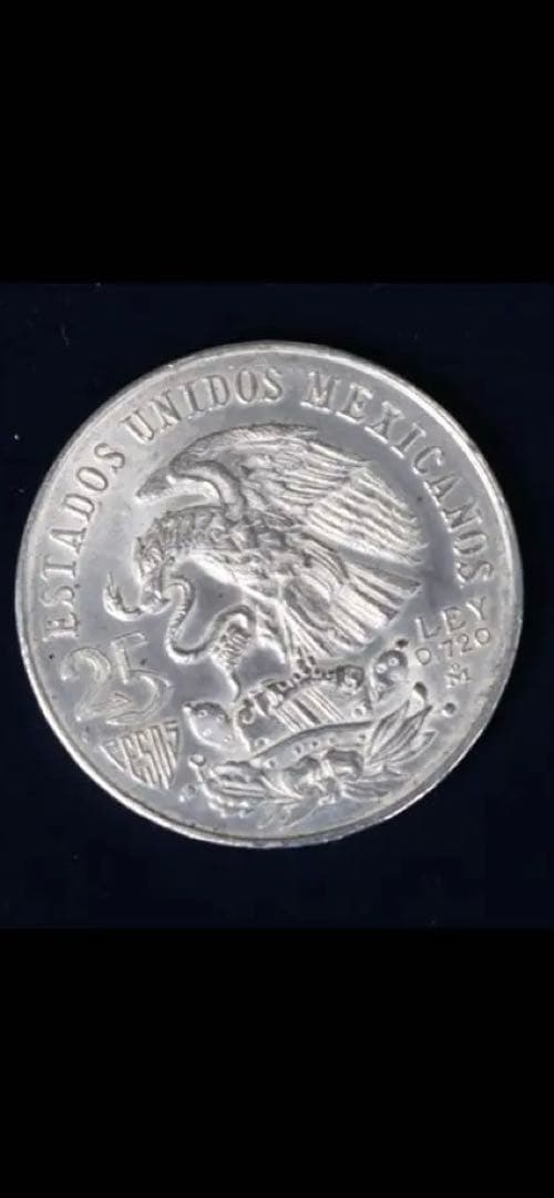 ク*カ様 メキシコオリンピック記念25ペソ 1968年