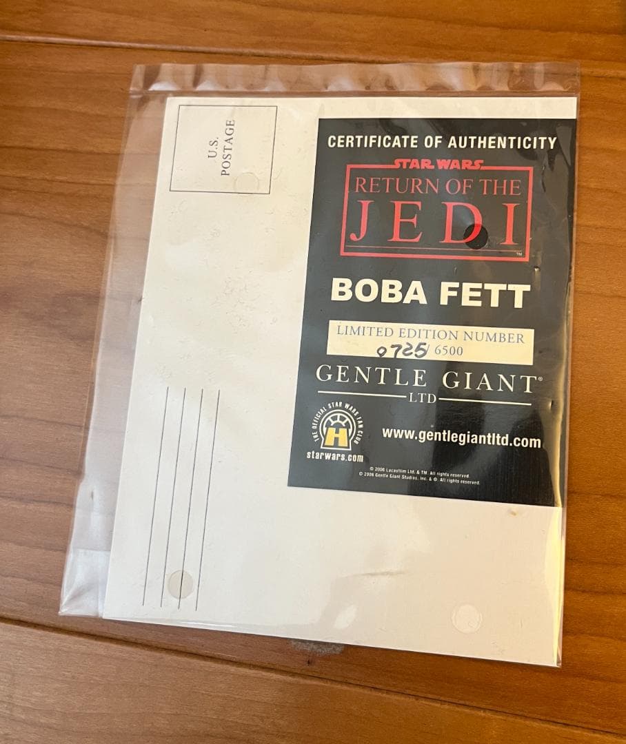 最終価格　スターウォーズ　ボバフェット スタチュー フィギュア　ジェントル