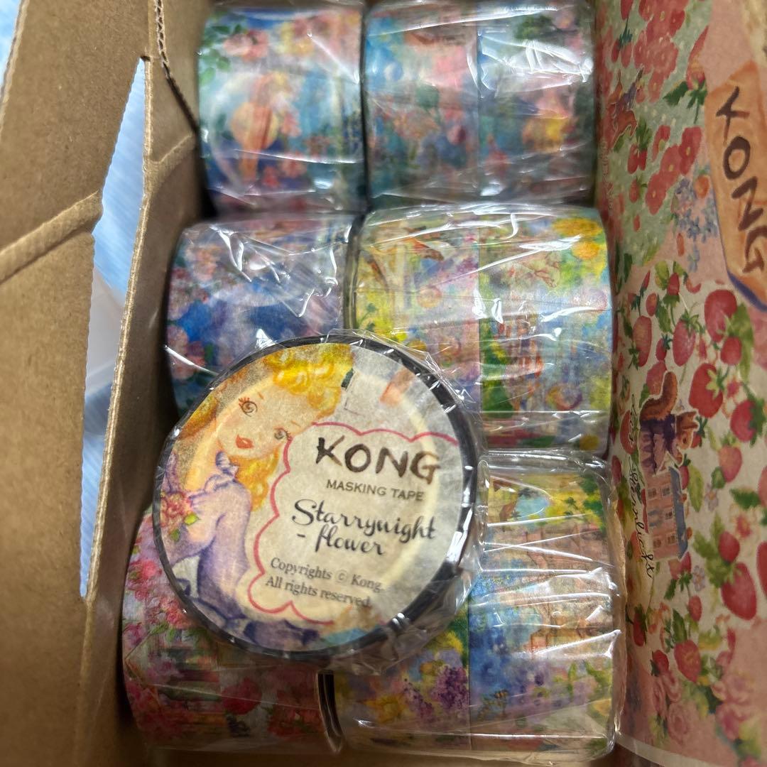 KONG 、CreamPeach マスキングテープ 複数巻