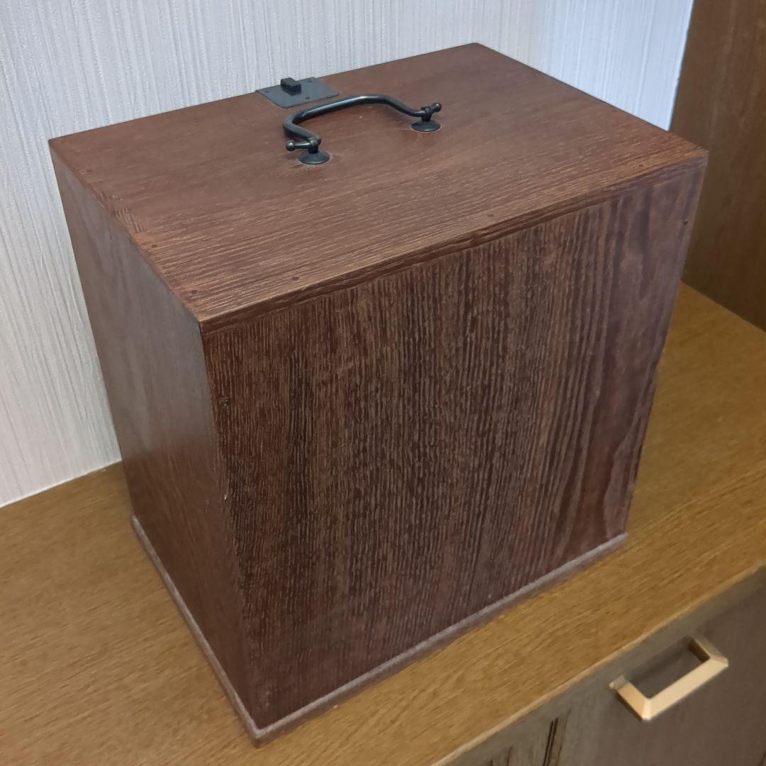 【稀有】野立て茶会用木製茶道具箱
