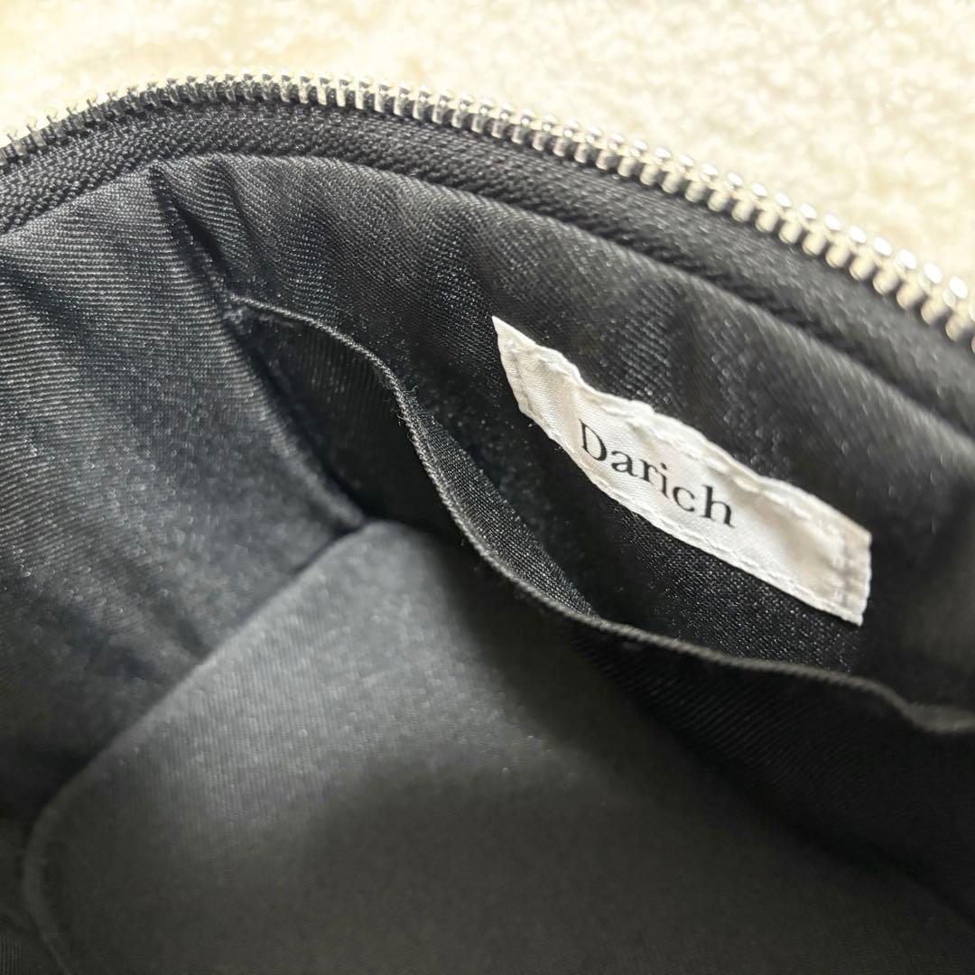 Darichダーリッチキルティングビジュースクエアミニバッグ ブラック シルバー