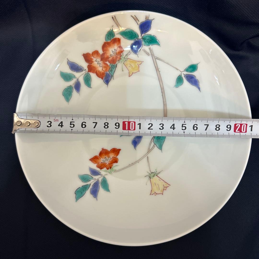 ★おまけ付き★奥川俊右衛門　36cm 大皿　額皿　飾り皿　絵皿　共箱付き