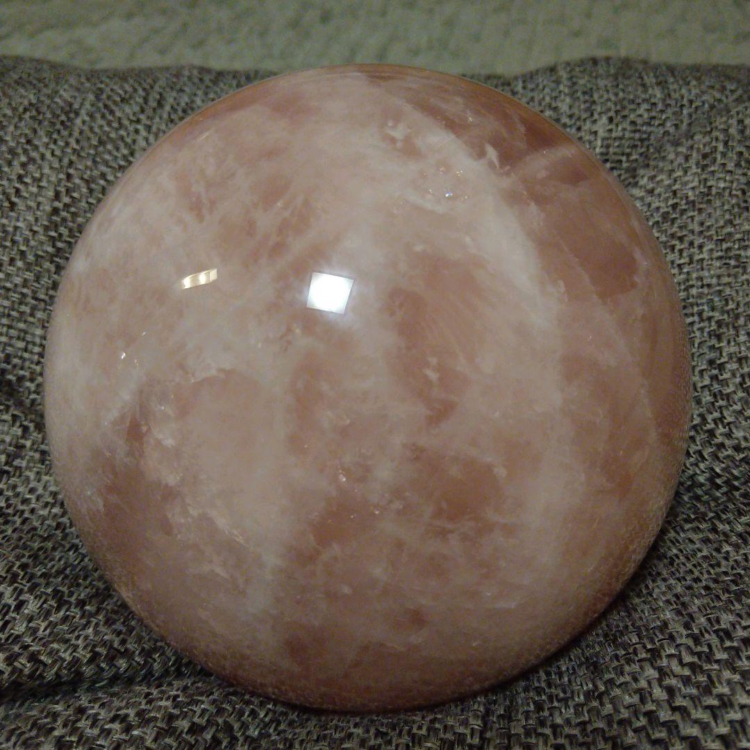 紅水晶球 ローズクォーツ 直径15センチ パワーストーン