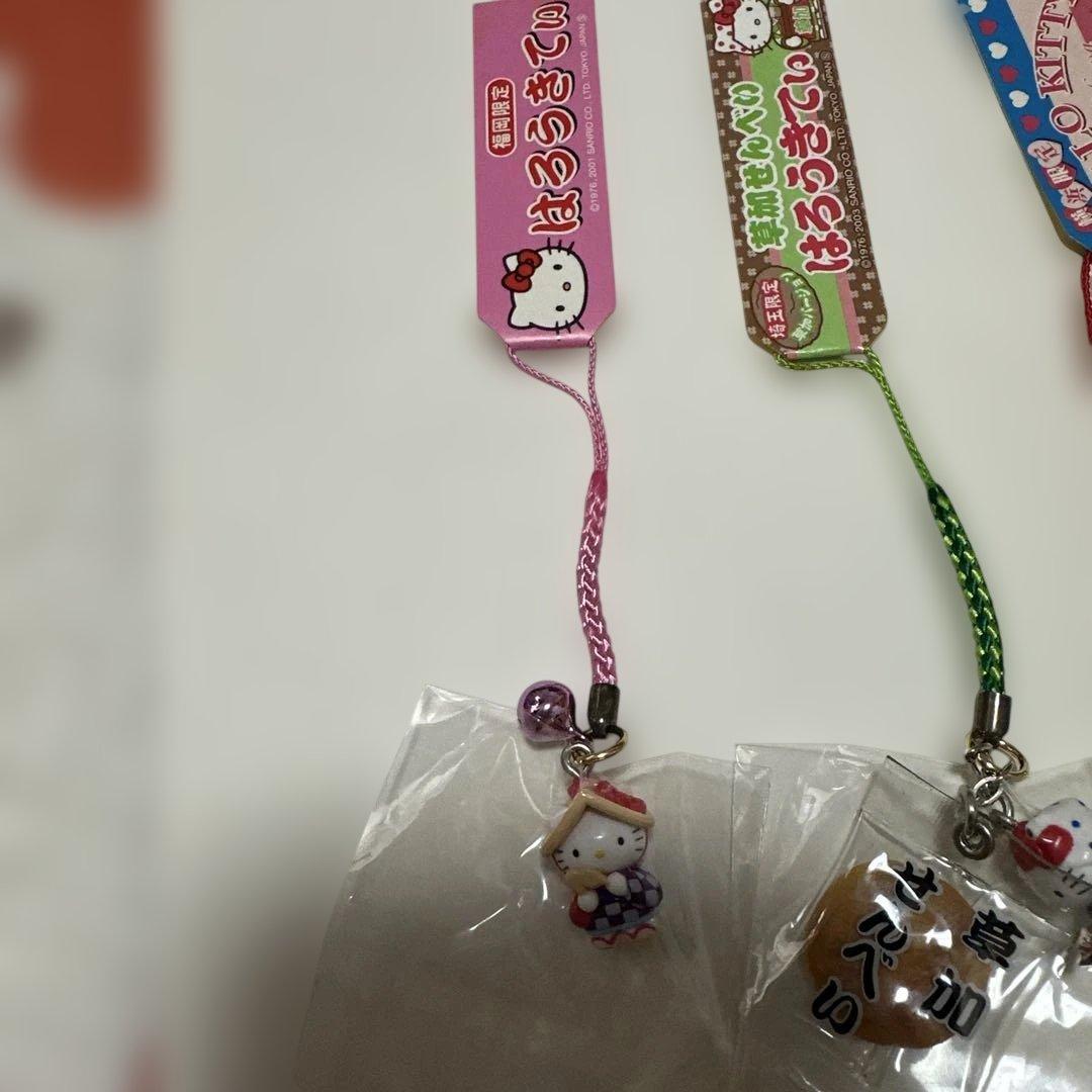 【新品未開封】激レアハローキティ ご当地根付 ストラップ 6点セット