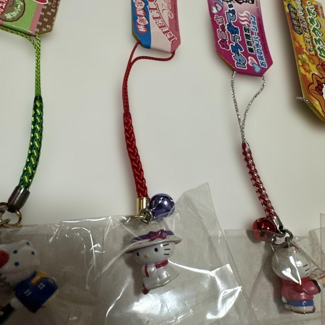 【新品未開封】激レアハローキティ ご当地根付 ストラップ 6点セット