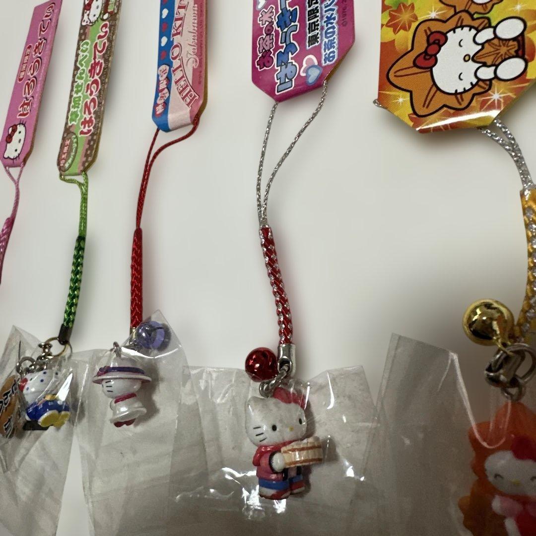 【新品未開封】激レアハローキティ ご当地根付 ストラップ 6点セット