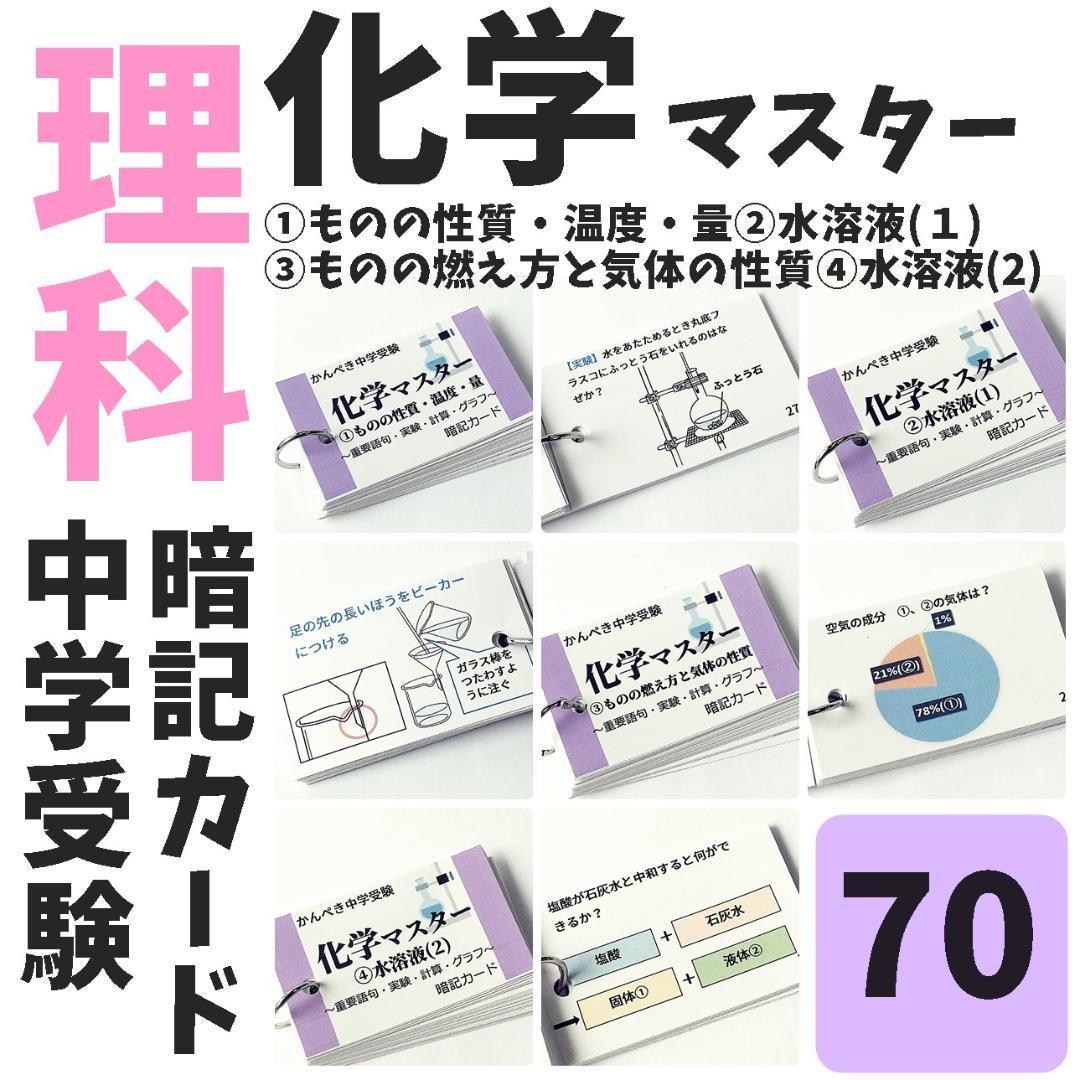 中学受験セット商品【100】国語・算数・理科・社会　暗記カード　テスト対策