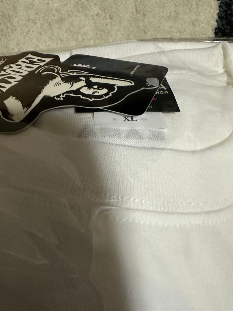 ロッキンジェリービーン 桃乃木かな Tシャツ Erostika コラボ XL 白